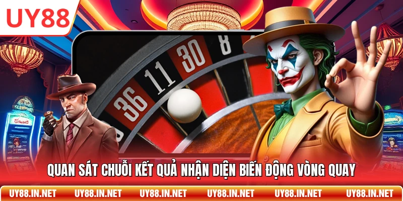Quan sát chuỗi kết quả nhận diện biến động vòng quay