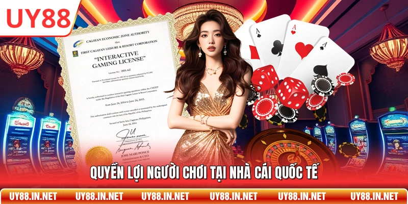Quyền lợi người chơi tại nhà cái quốc tế